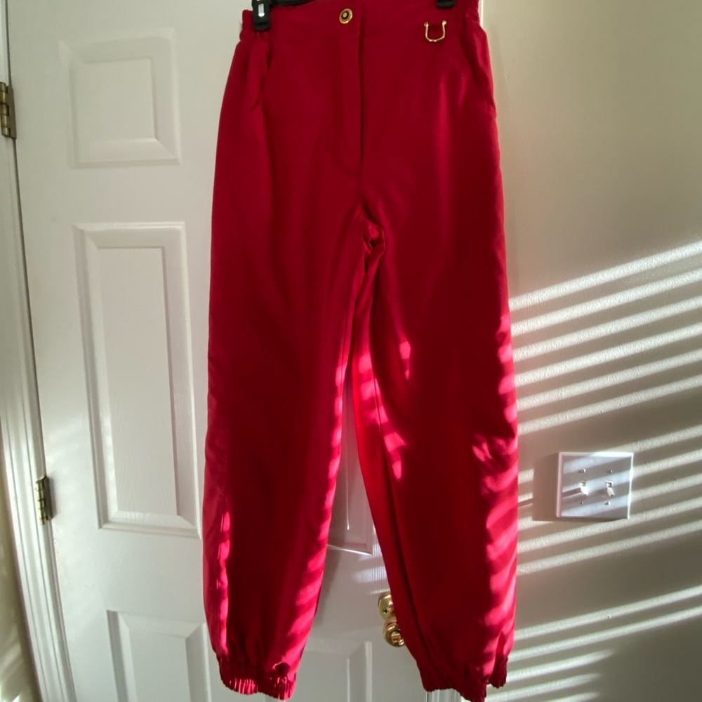 Vintage SKI Pants  women’s size 12. Red